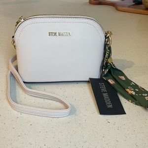 Steve Madden Cream Crossbody Bag
